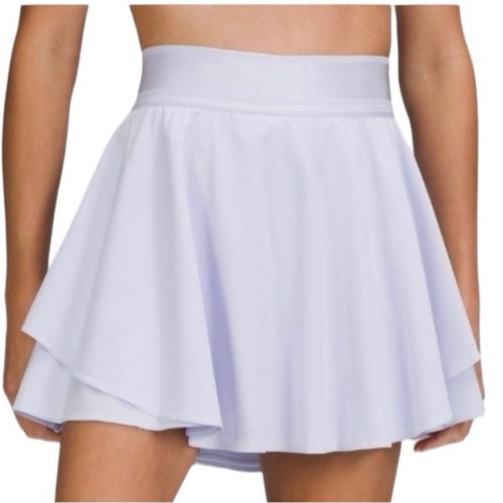 Lululemon Court Rival High Rise Skirt Lilac Smoke Purple Rare Style W8AH4T Sz 2 - Picture 4 of 13